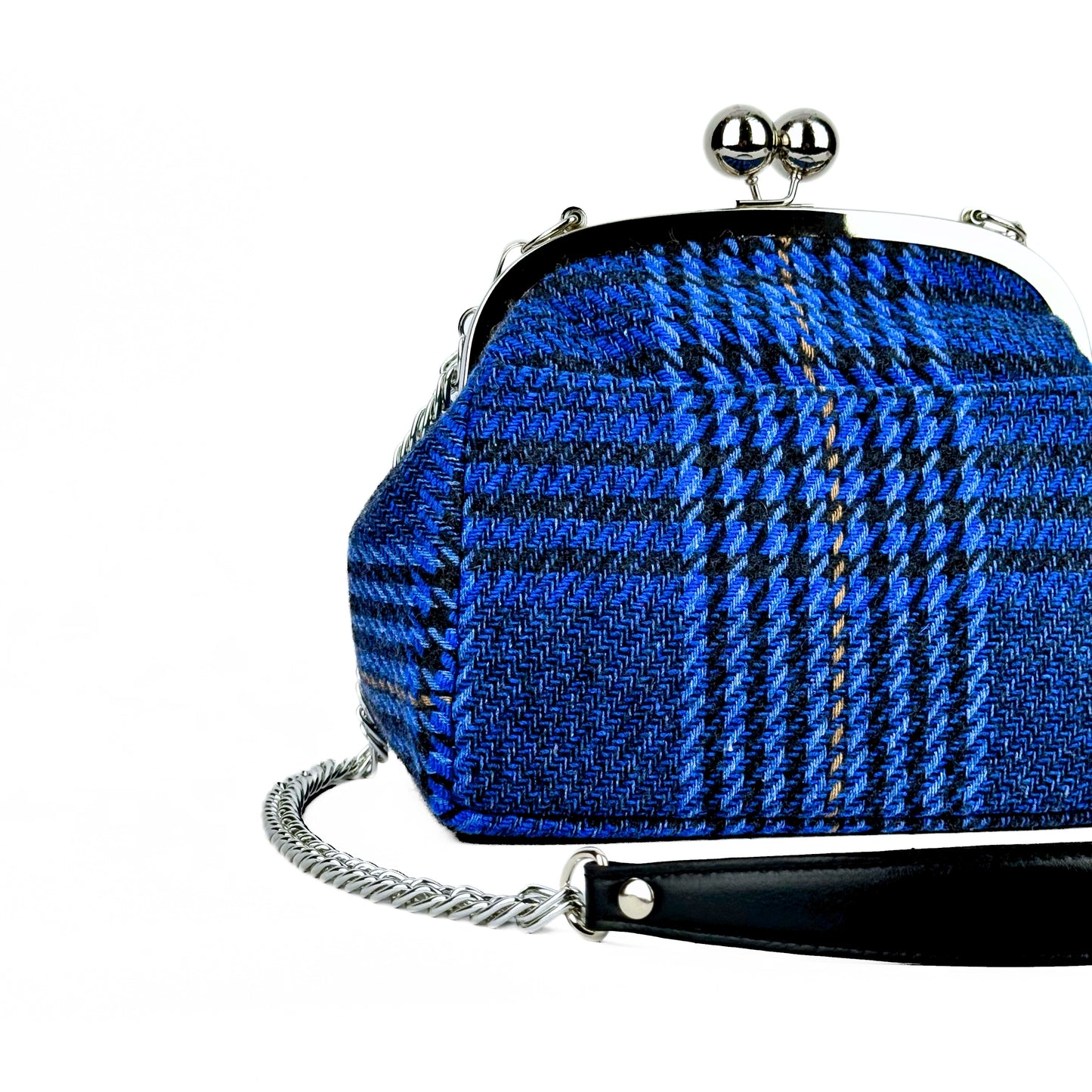 Blue Wool Bag