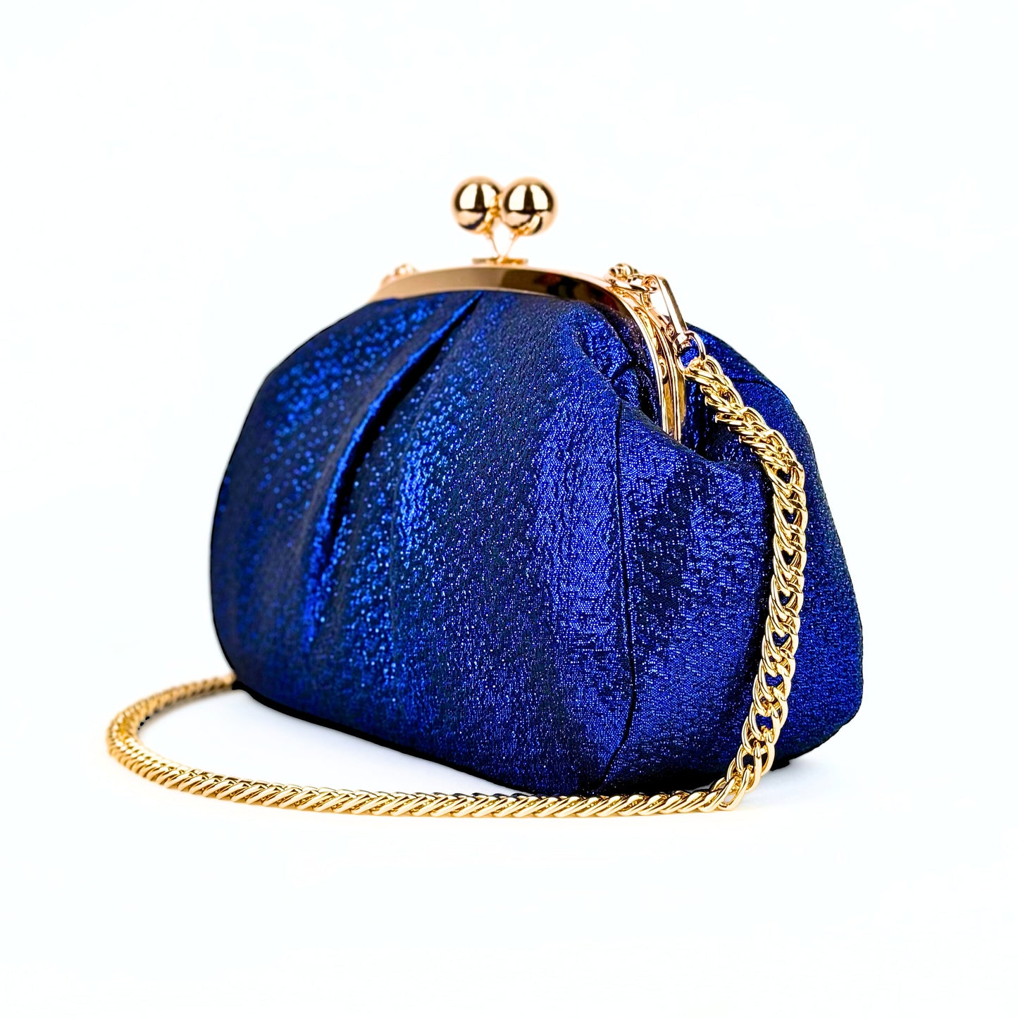 Blue Jacquard Bag