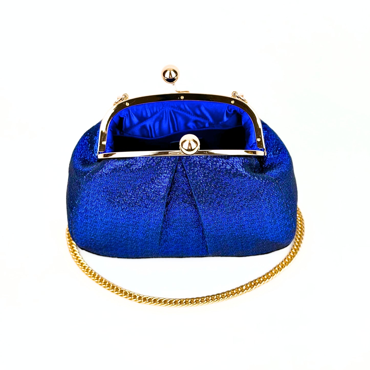 Blue Jacquard Bag