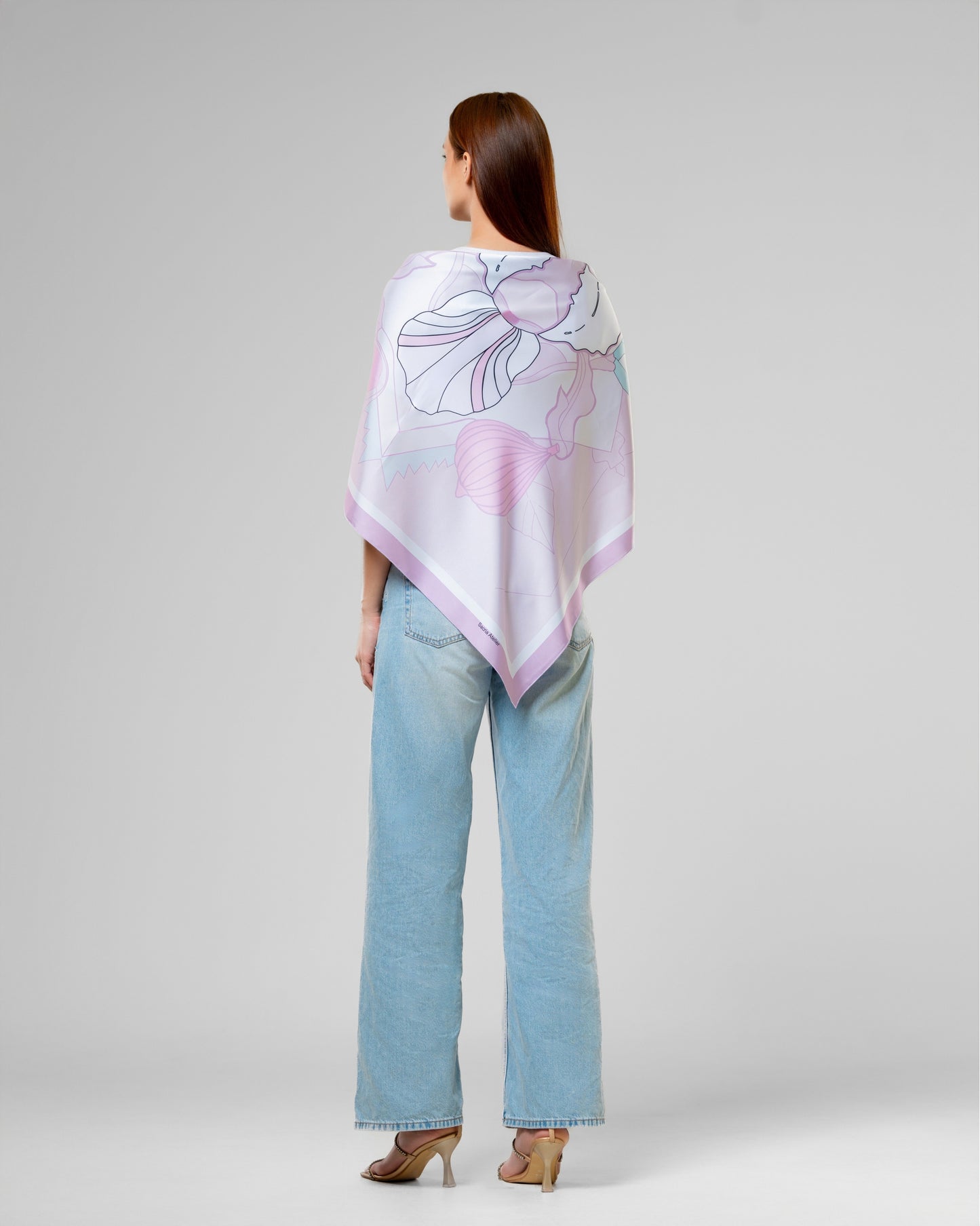 Fig Scarf in Pink