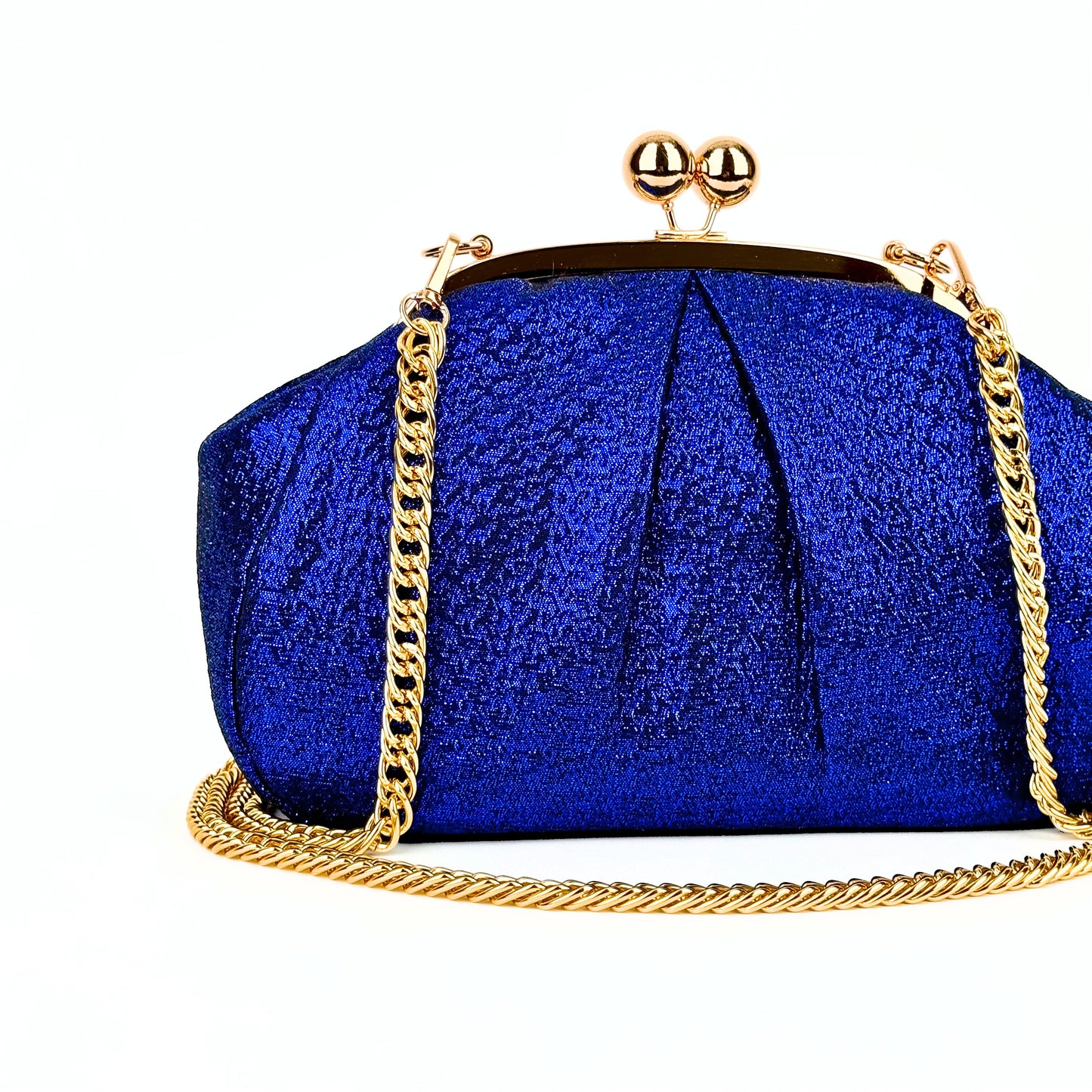 Blue Jacquard Bag