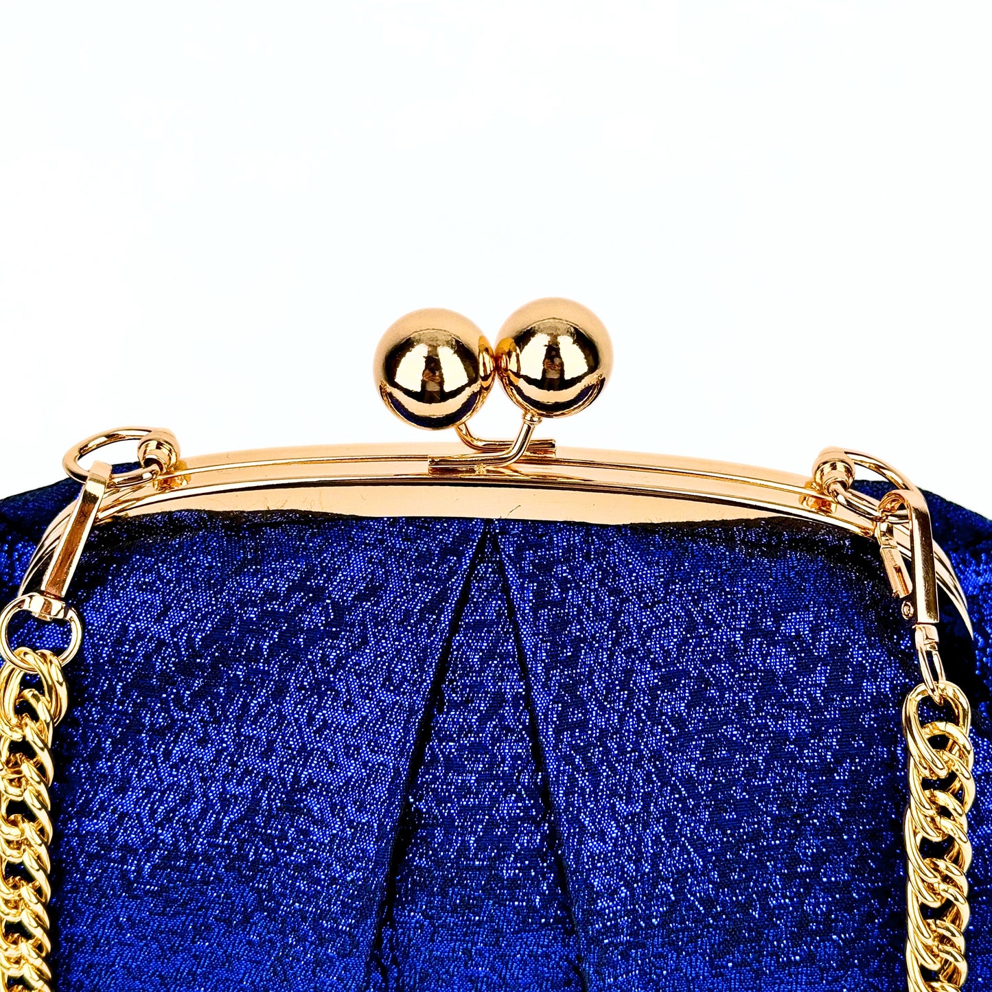 Blue Jacquard Bag