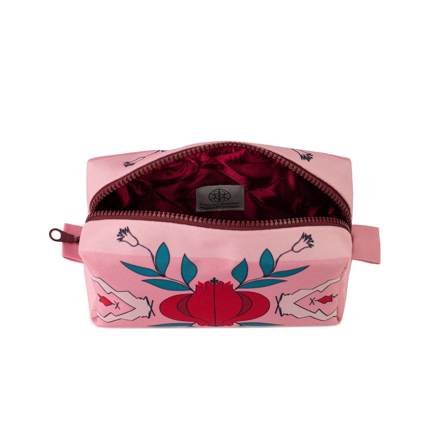 Pomegranate Cosmetic Bag