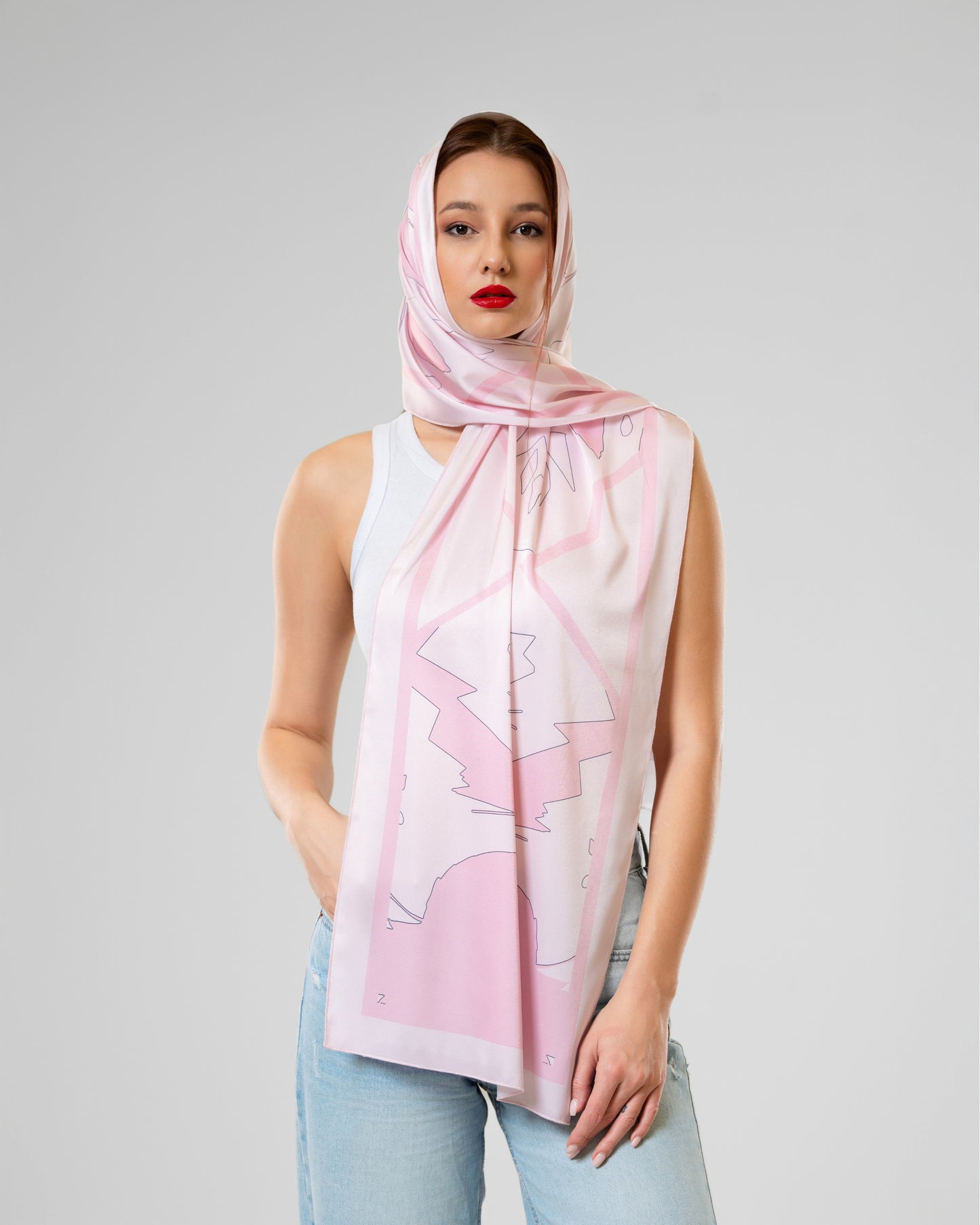 Pomegranate Scarf Small