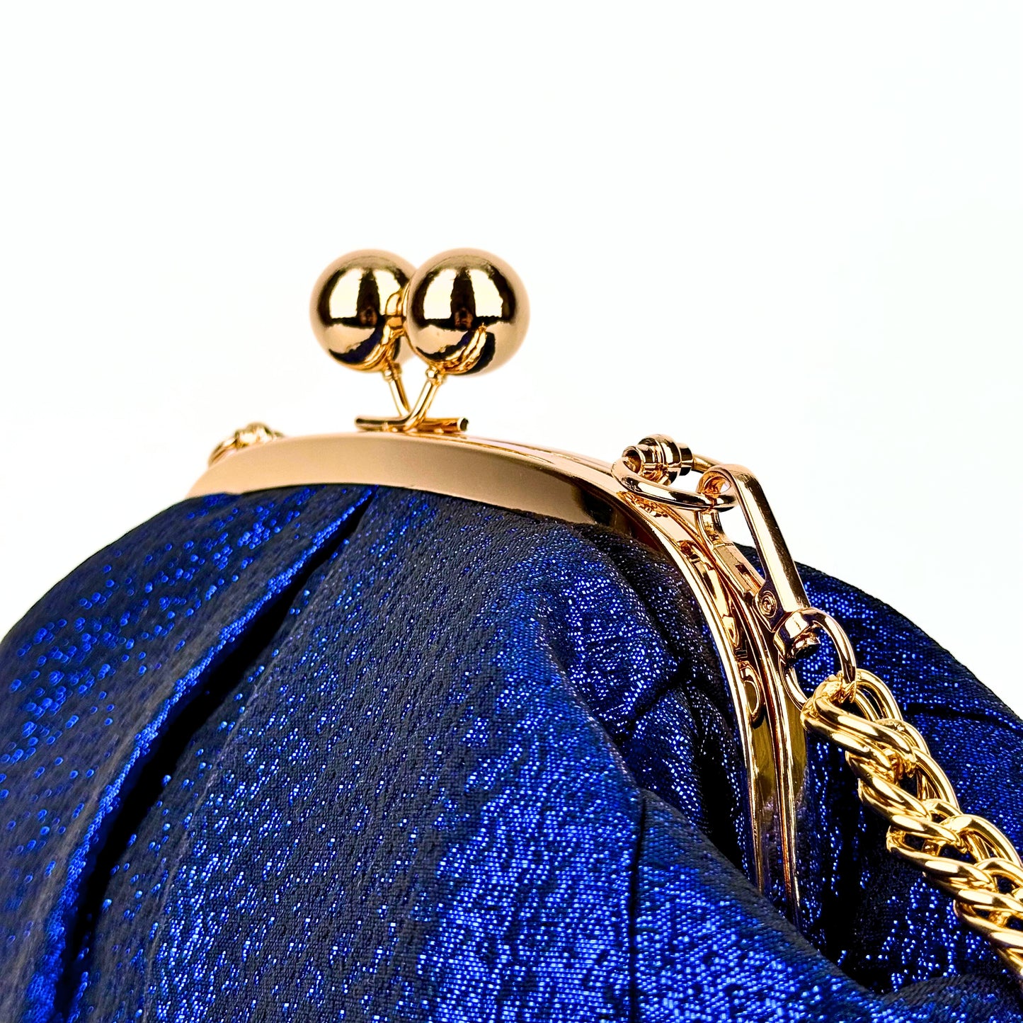 Blue Jacquard Bag