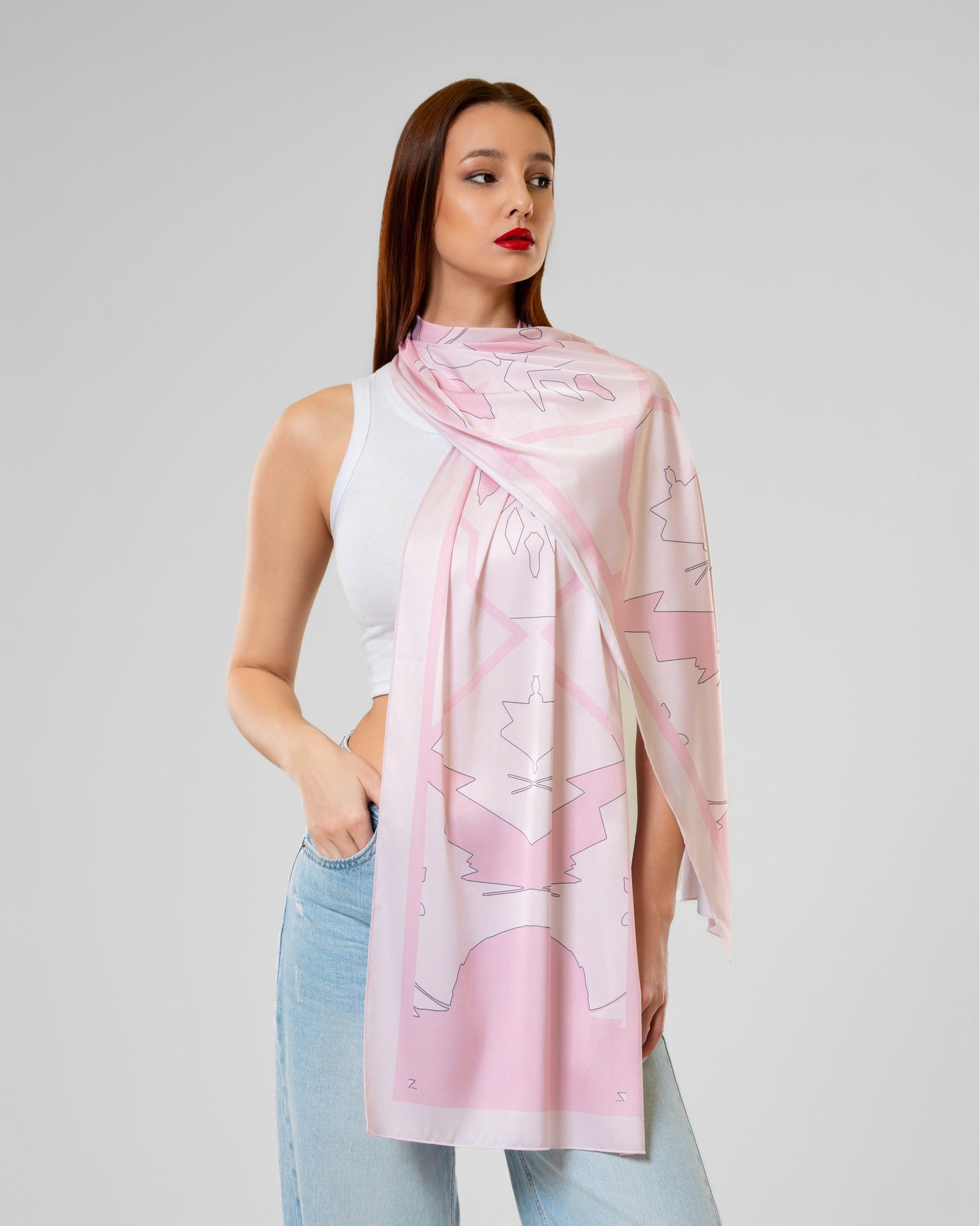 Pomegranate Scarf Small