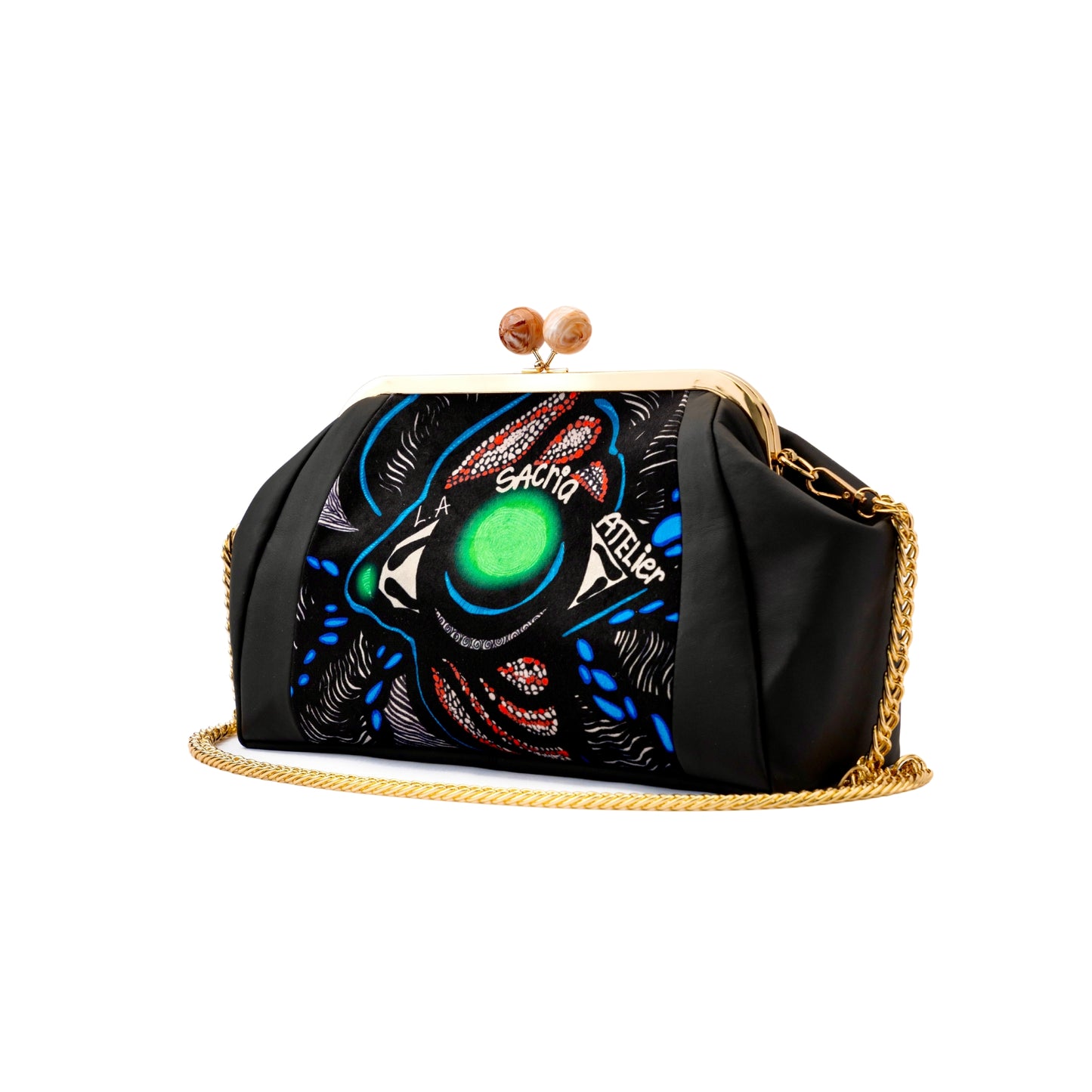 Crystal Gaze Leather Bag