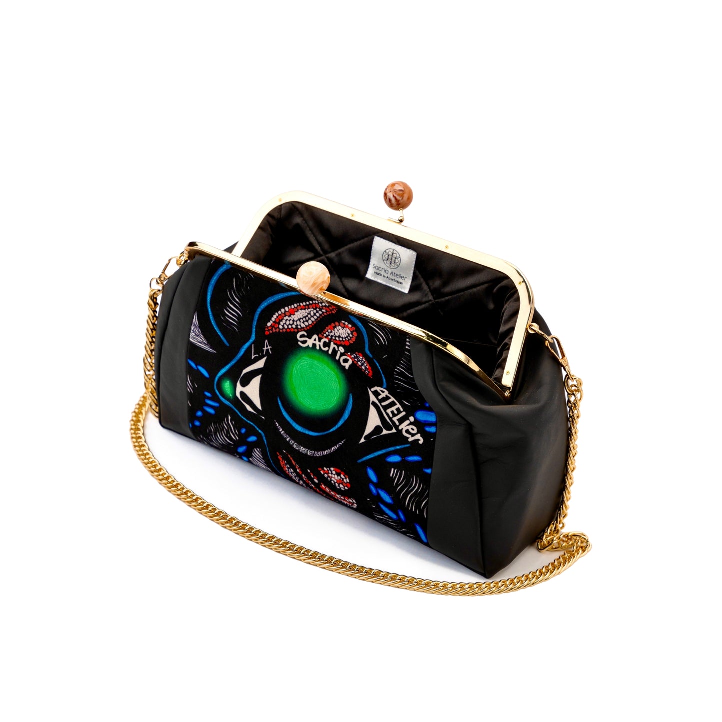 Crystal Gaze Leather Bag