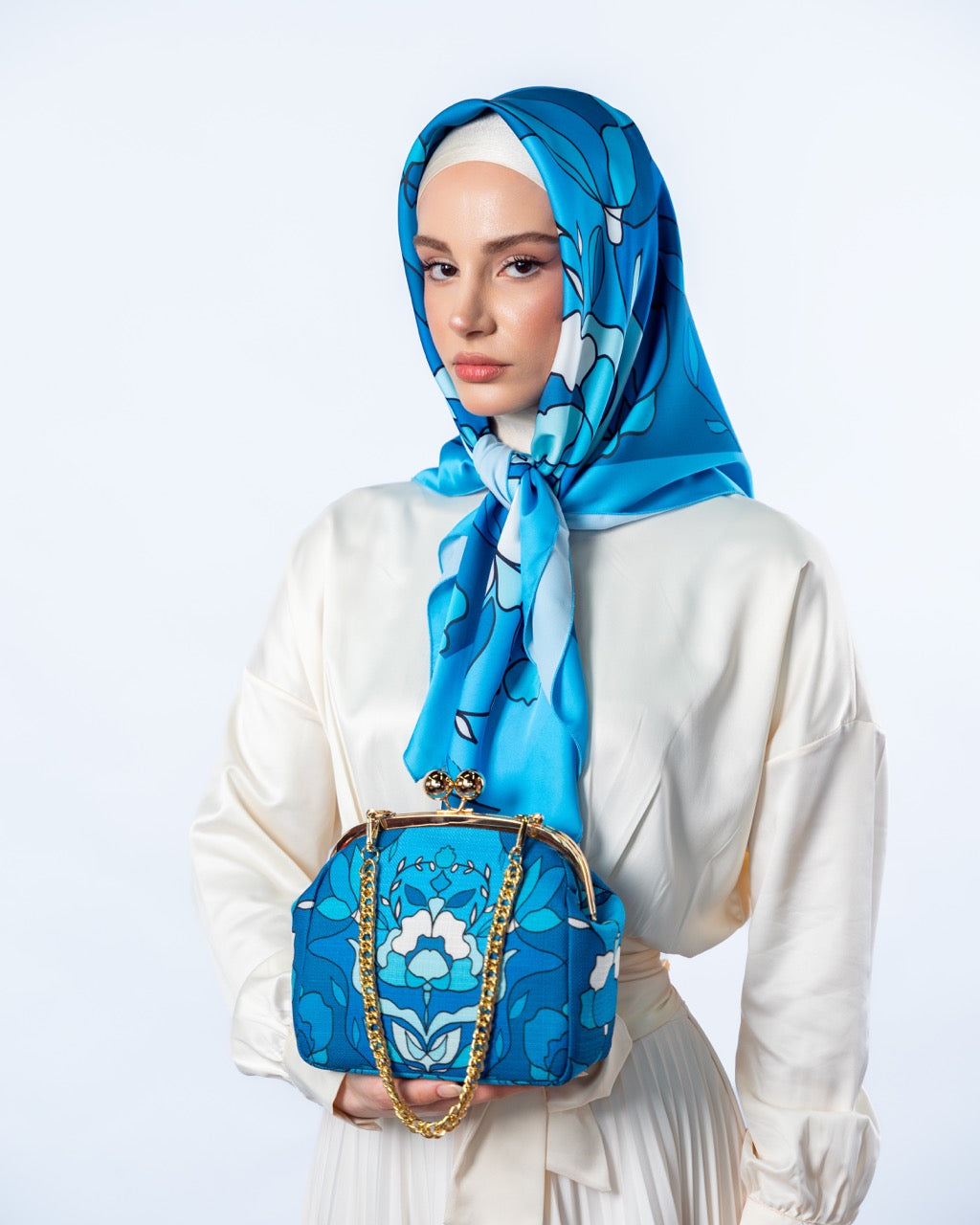 Blue Orchid Bag