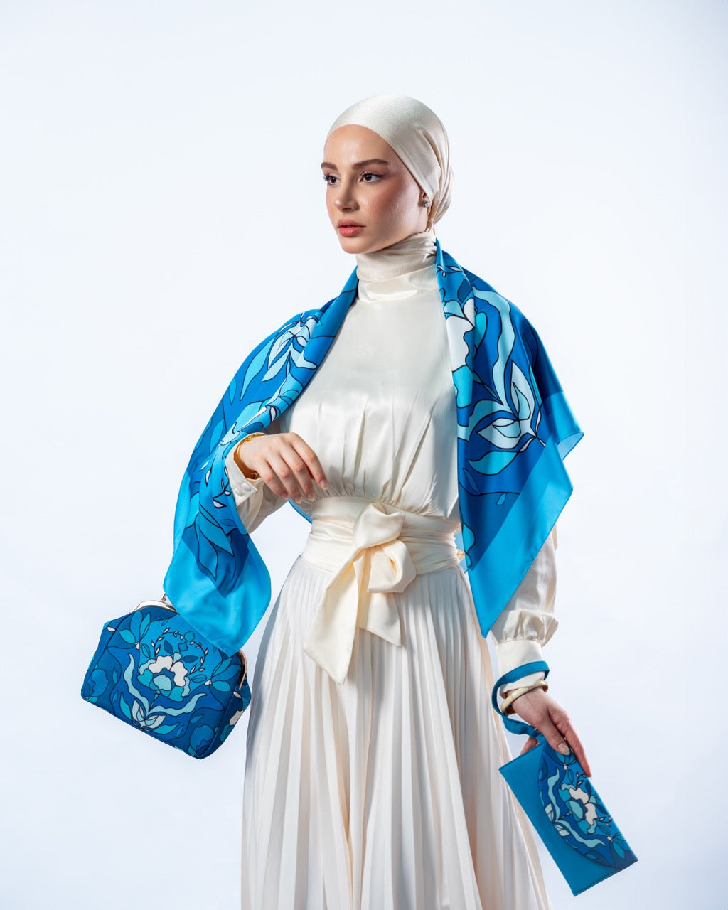 Blue Orchid Bag