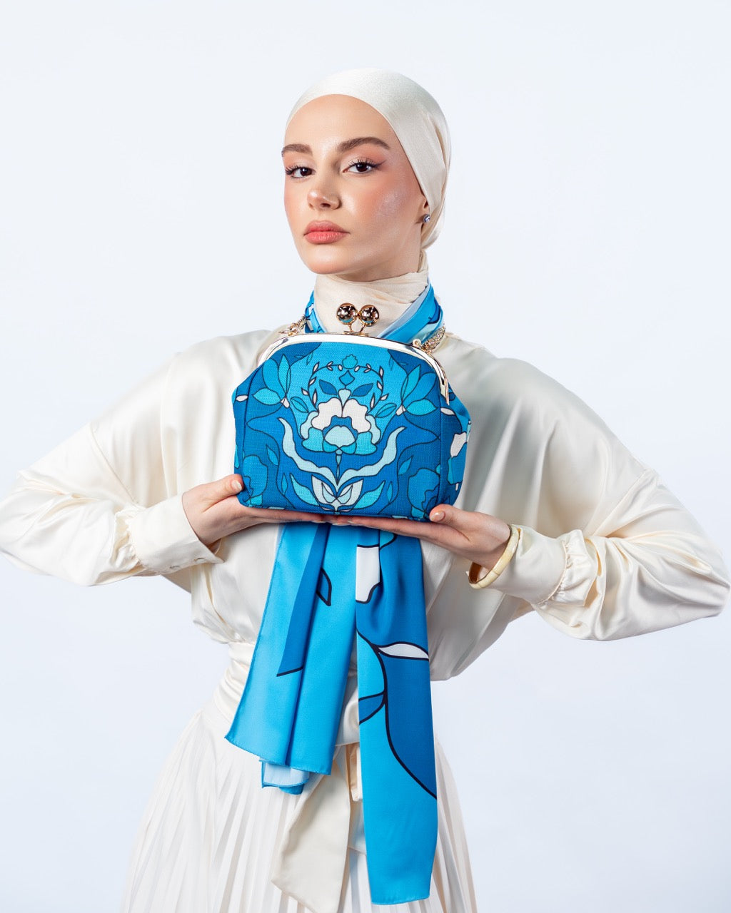 Blue Orchid Bag
