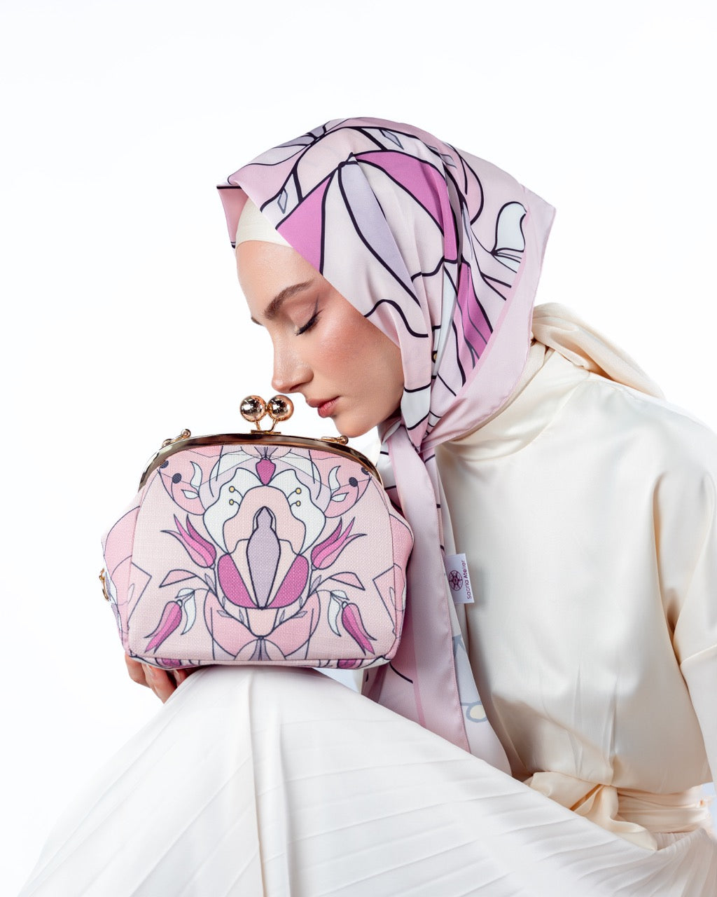 Pink Orchid Bag