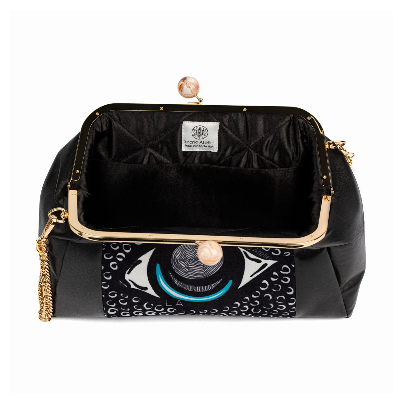 Admiring Gaze Leather Bag