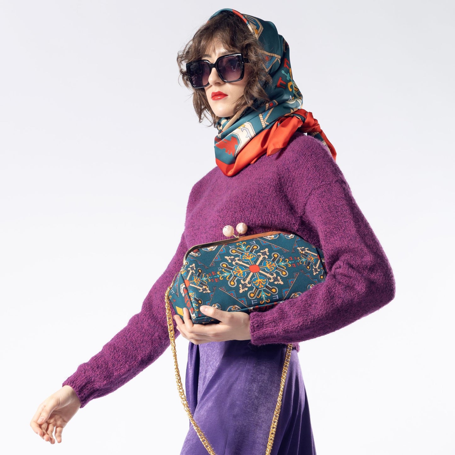 Purple Wool Sweater