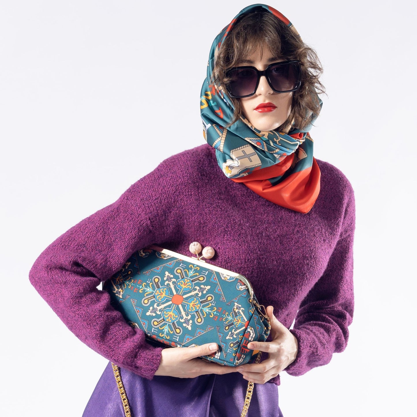 Purple Wool Sweater