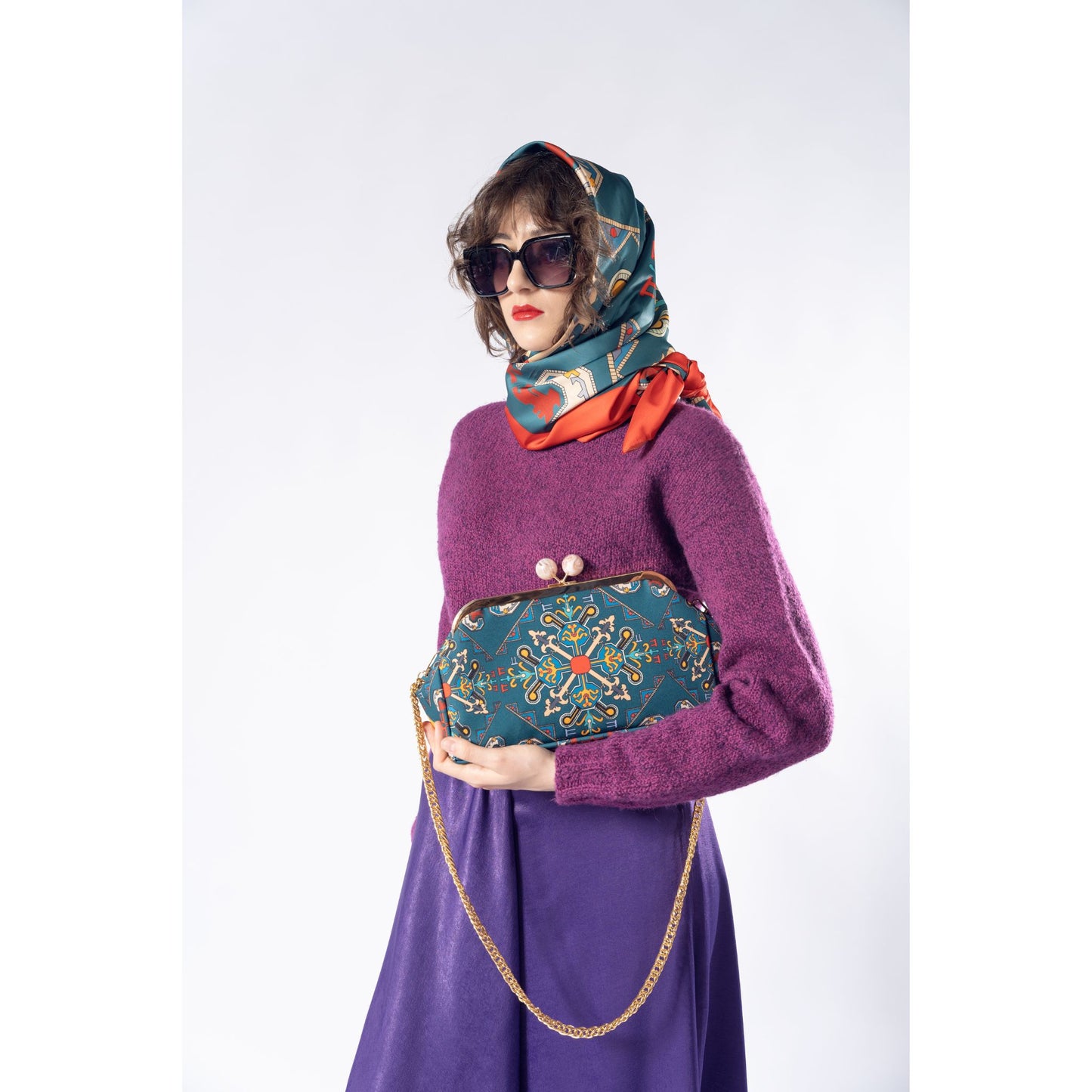 Purple Wool Sweater