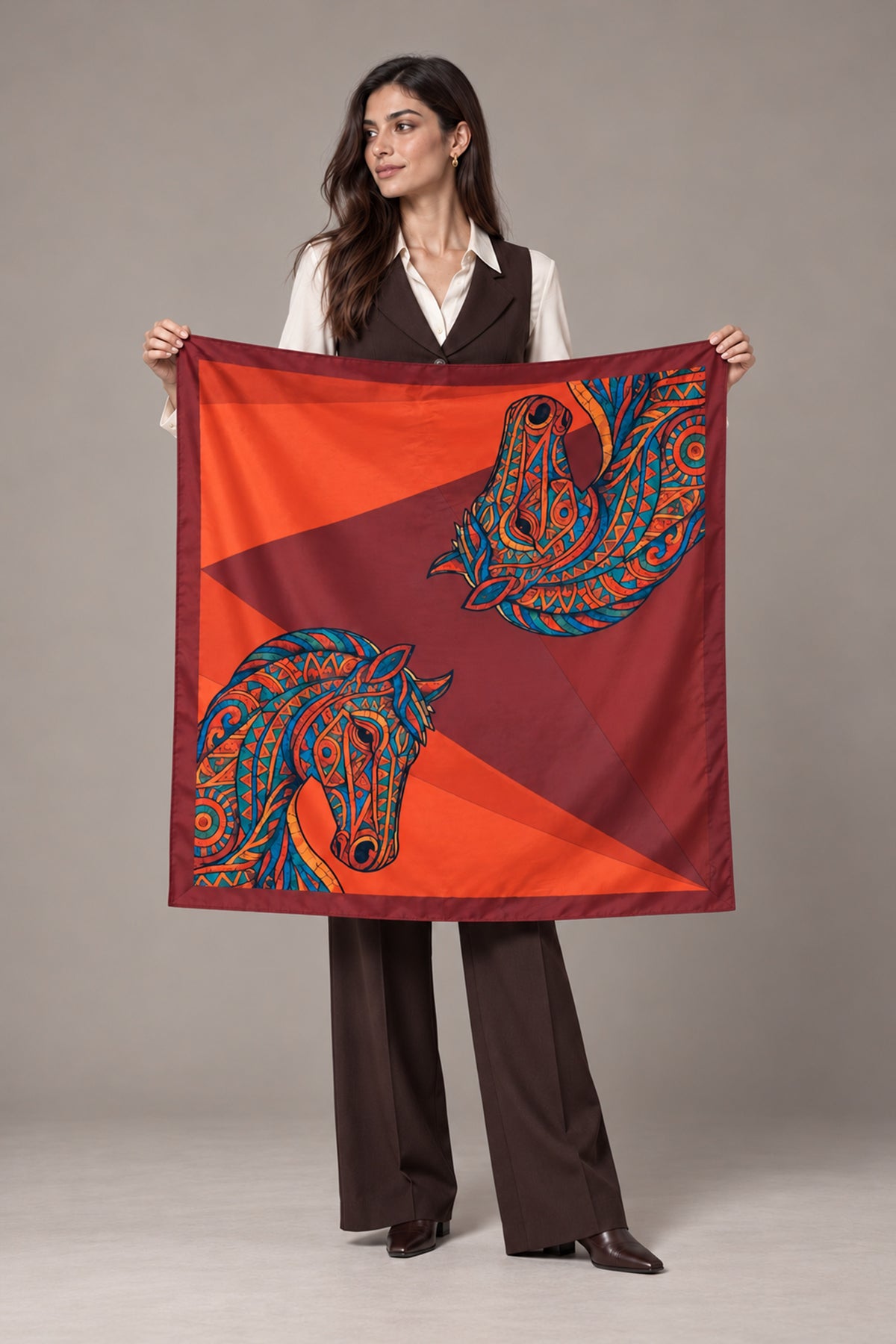 Sunset Horse Scarf
