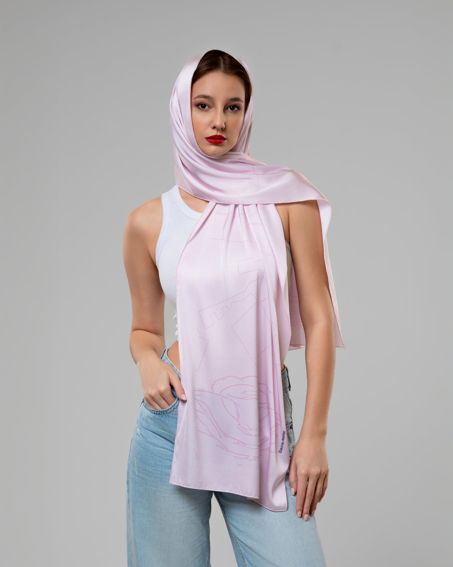 Rose Scarf Small