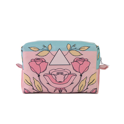 Rose Cosmetic Bag