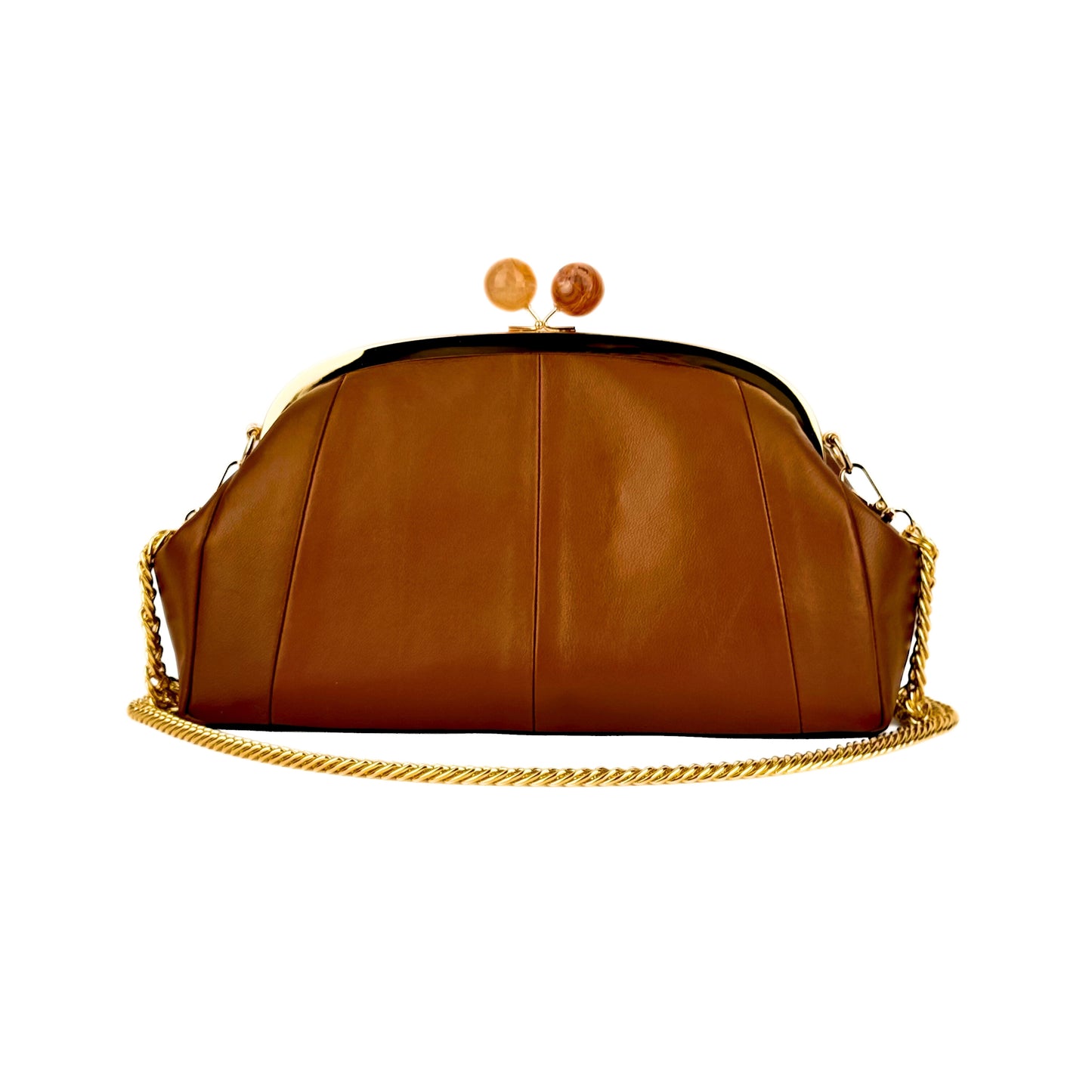 Caramel Leather Bag M