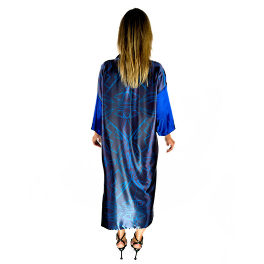 Dreamer`s Kimono in Dark Blue