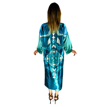 Dreamer`s Kimono in Light Green