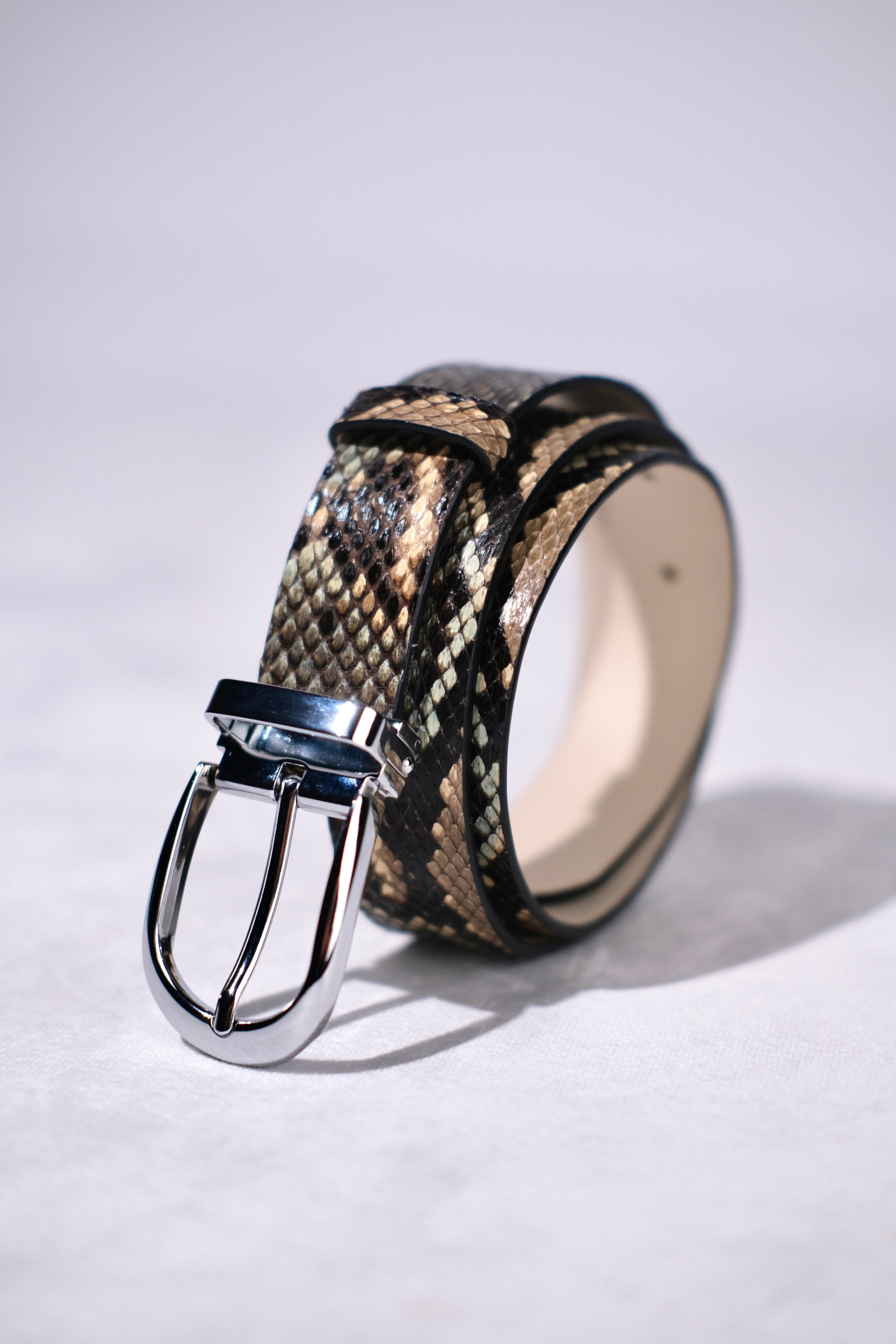 Sand Python Belt – Sacria Atelier