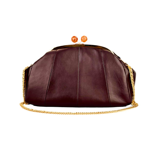 Brown Leather Bag L