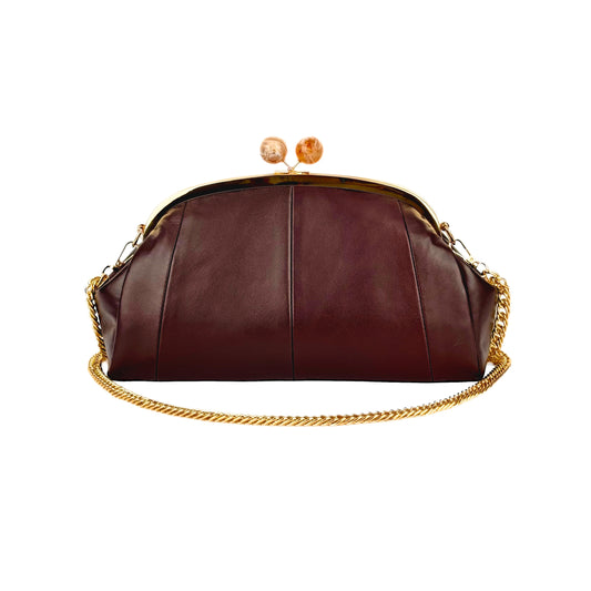 Brown Leather Bag M