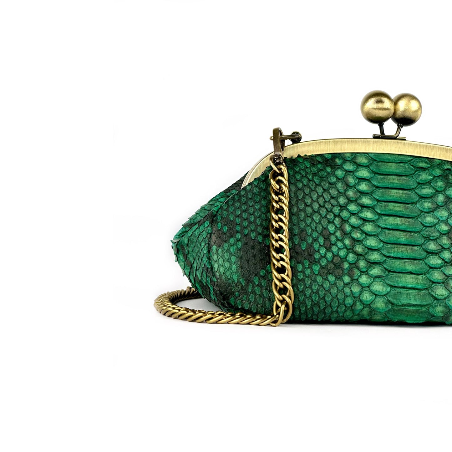 Emerald Boa Bag