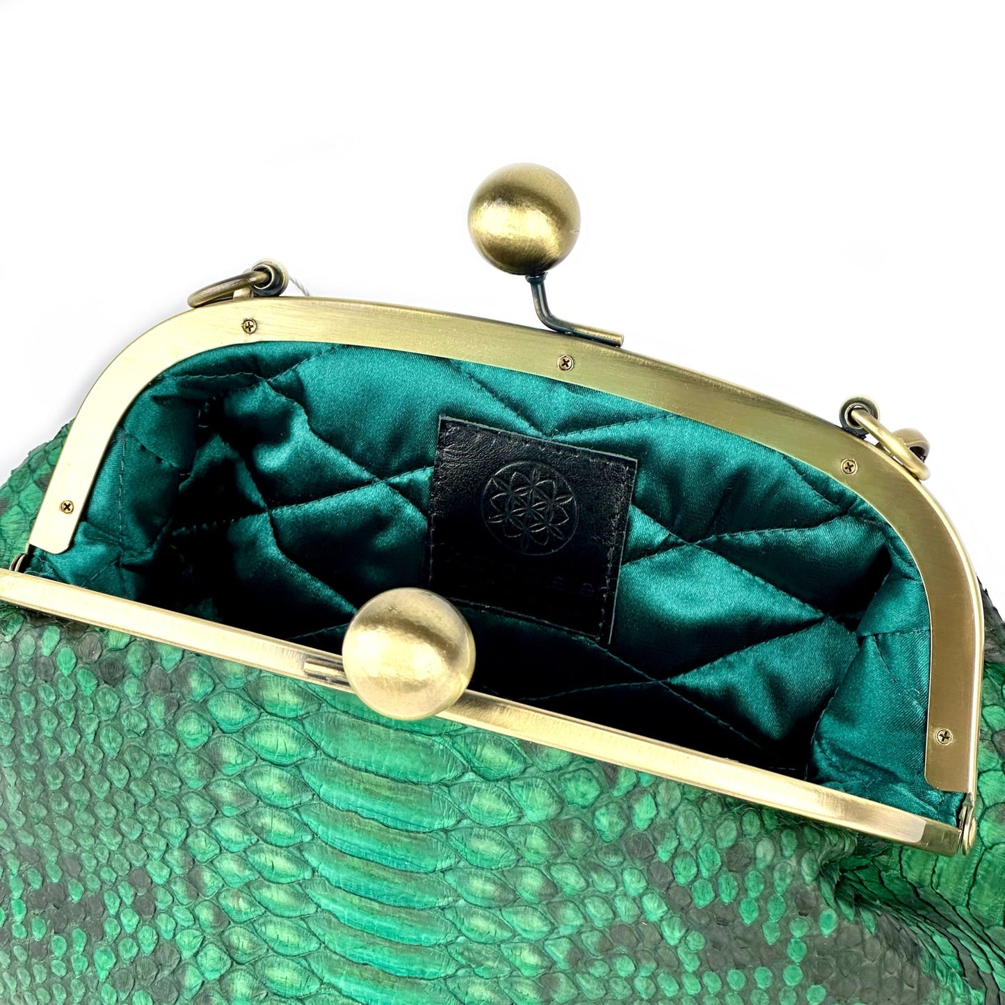 Emerald Boa Bag