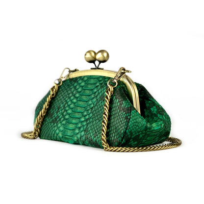 Emerald Boa Bag