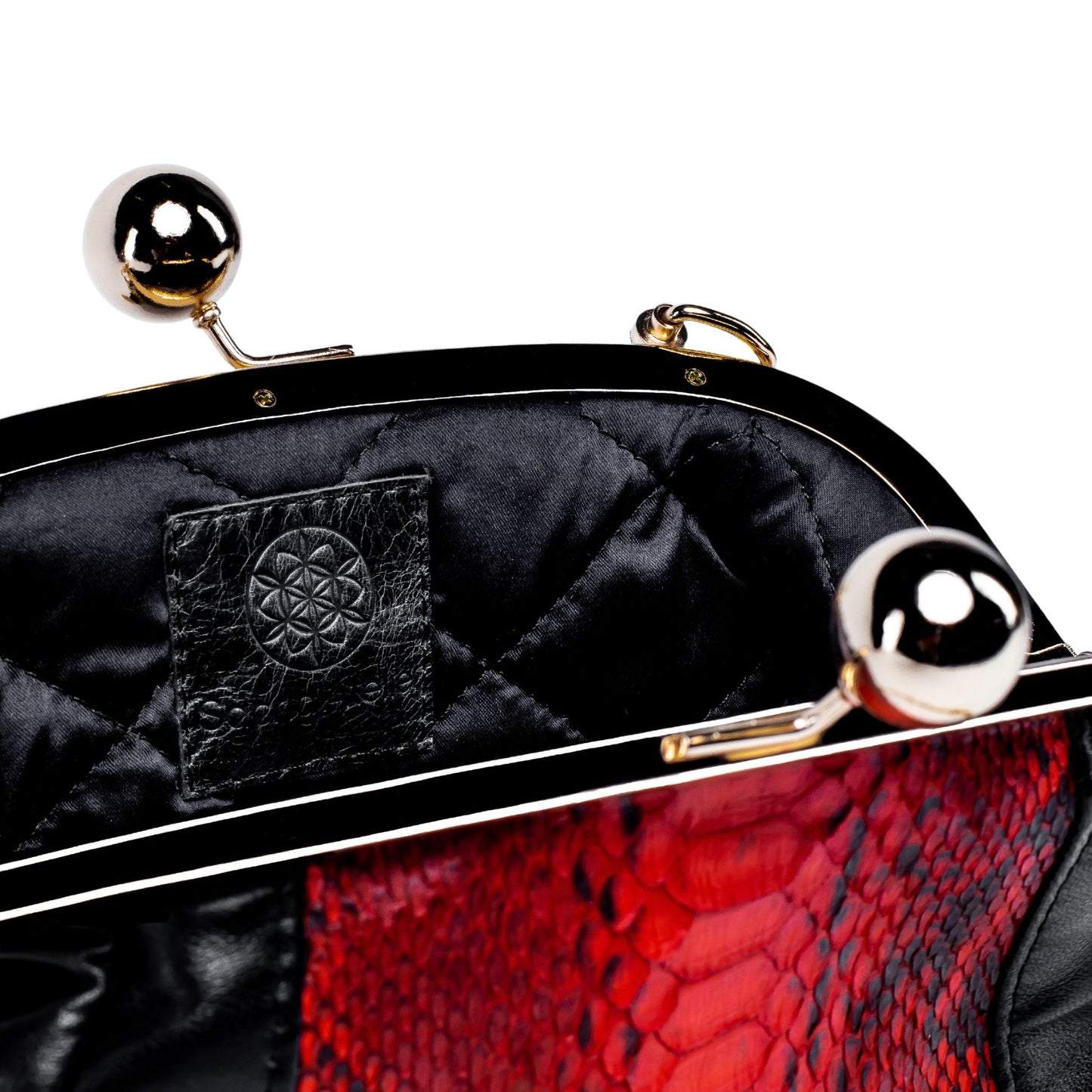 Red Python Bag