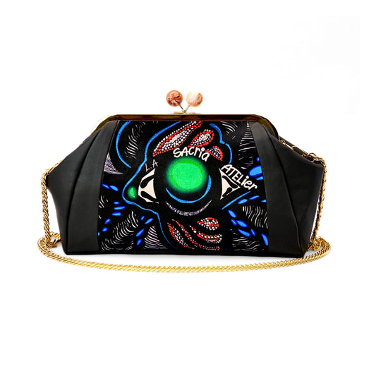 Crystal Gaze Leather Bag