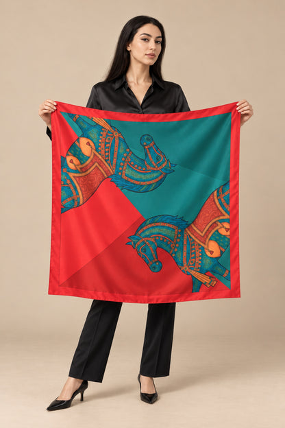Flame Horse Scarf