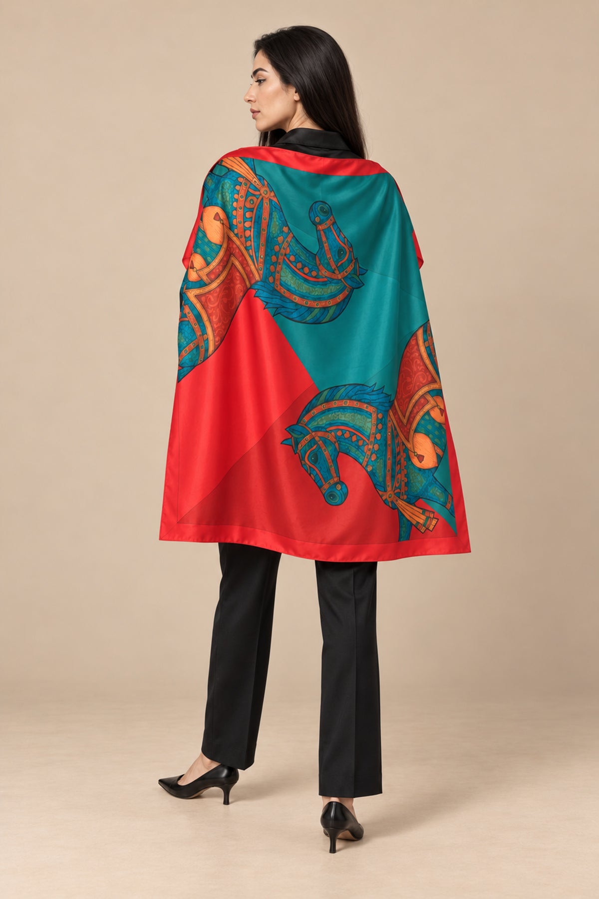 Flame Horse Scarf