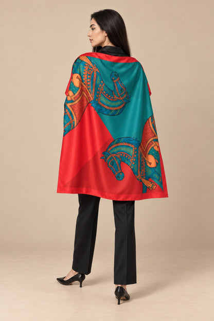 Flame Horse Scarf