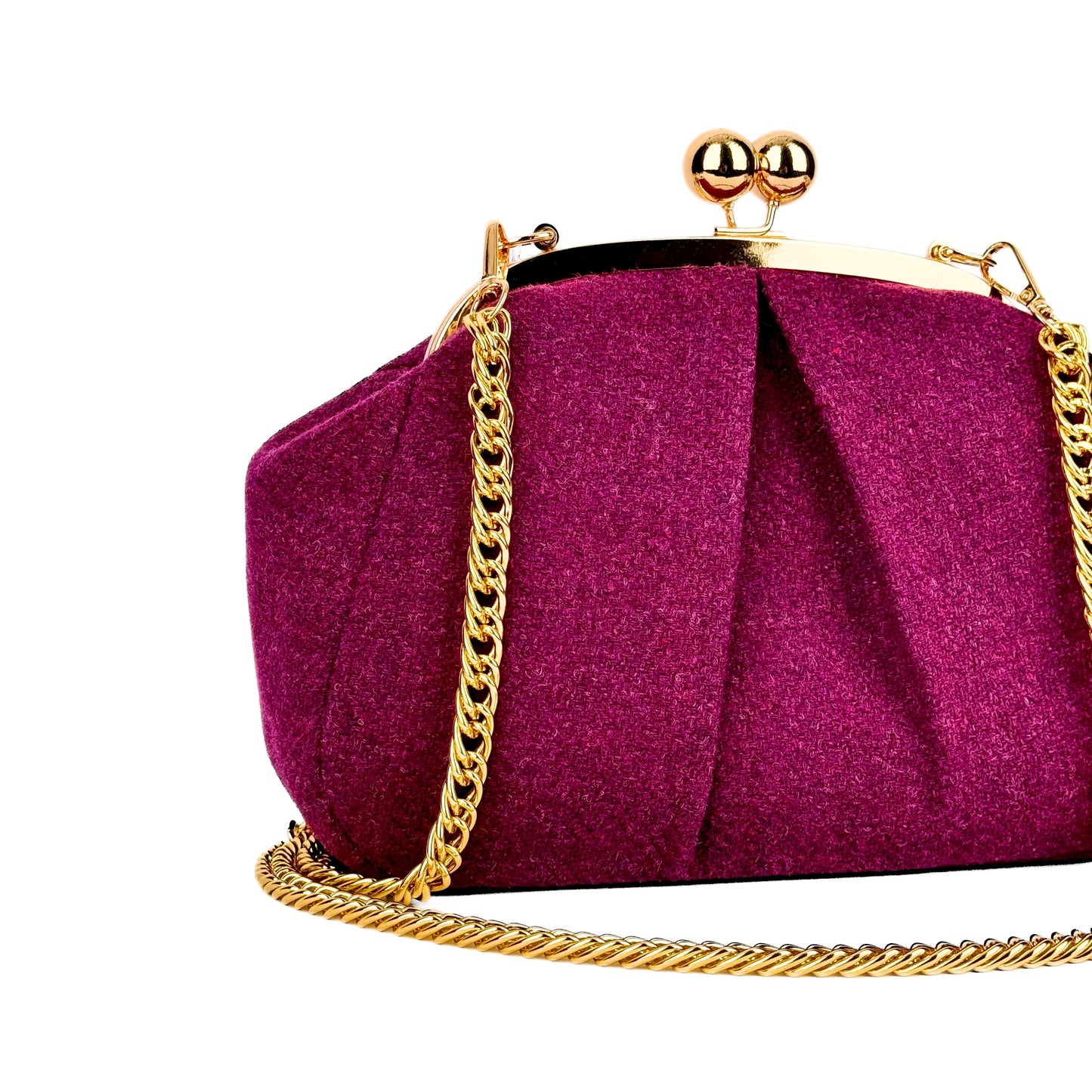 Purple Wool Bag