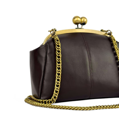 Dark Brown Leather Bag