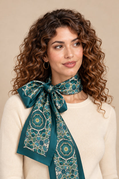 Emerald Heart Neck Scarf