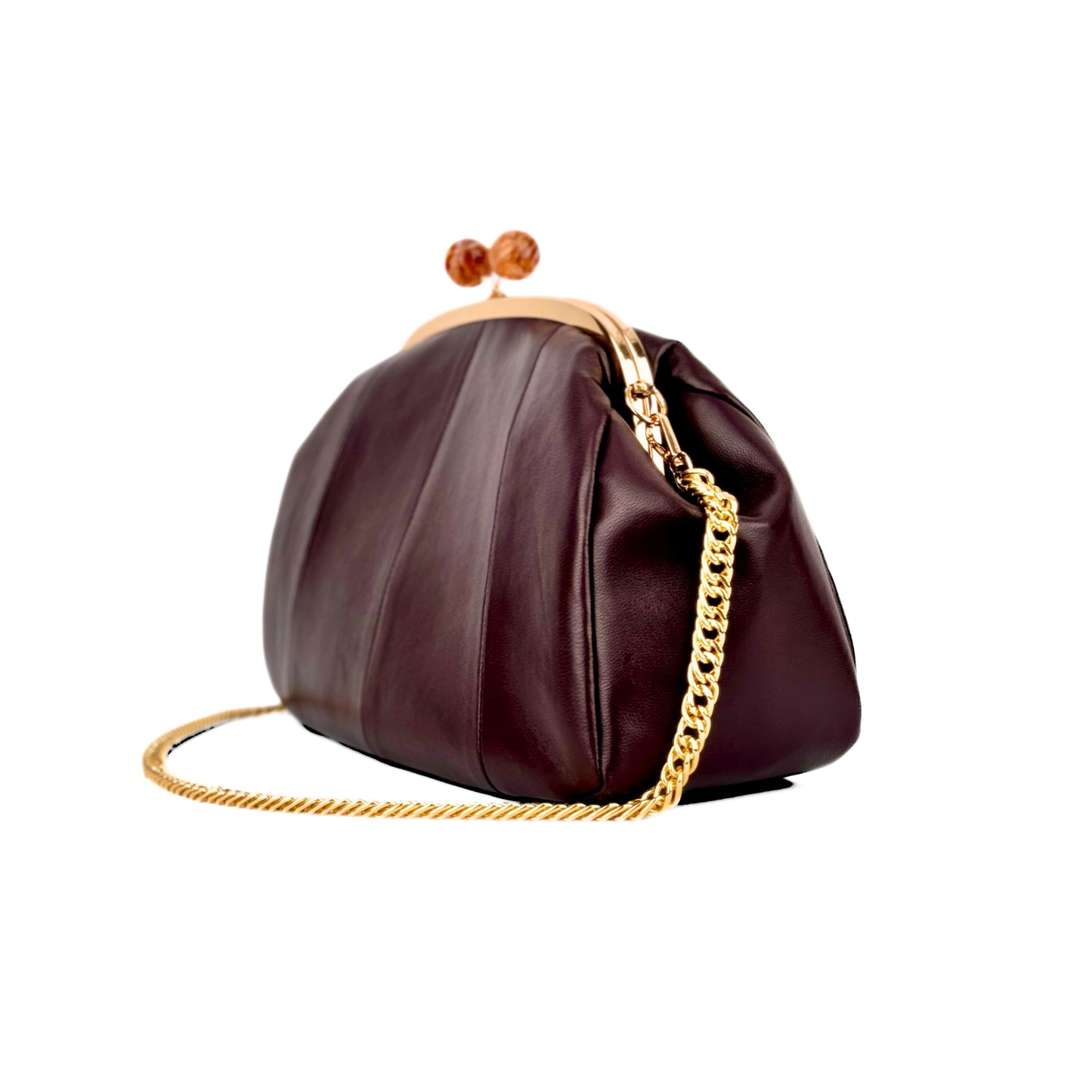 Brown Leather Bag L