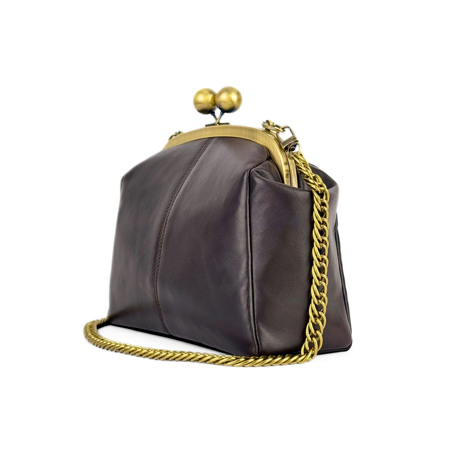 Dark Brown Leather Bag