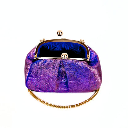 Purple-Blue Jacquard Bag