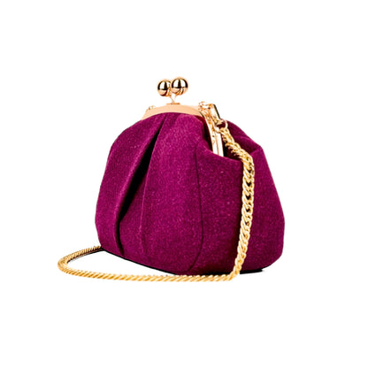 Purple Wool Bag