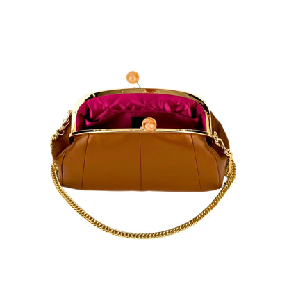 Caramel Leather Bag M