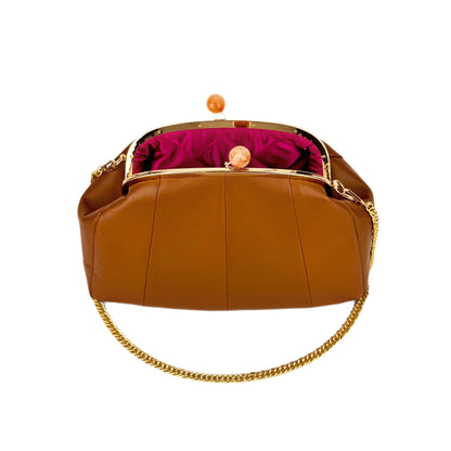 Caramel Leather Bag L