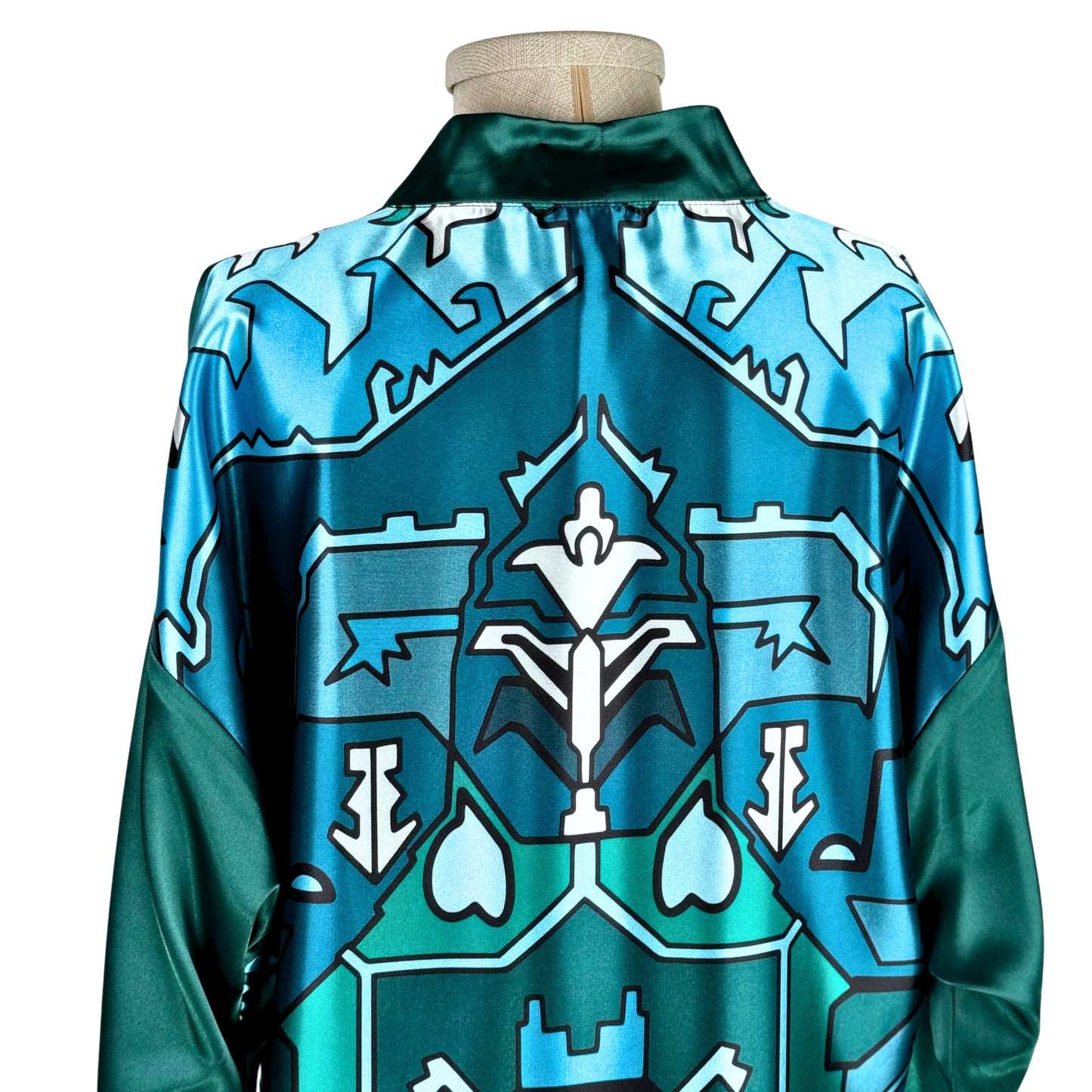 Dreamer`s Kimono in Blue-Green