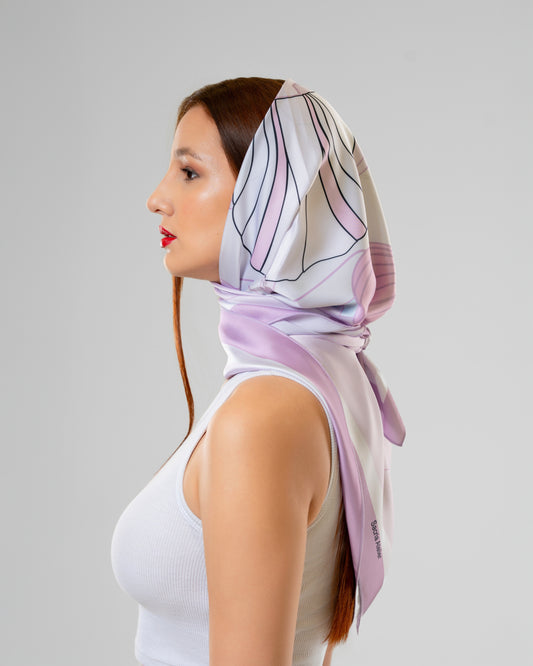 Fig Scarf in Pink