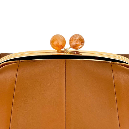 Caramel Leather Bag L