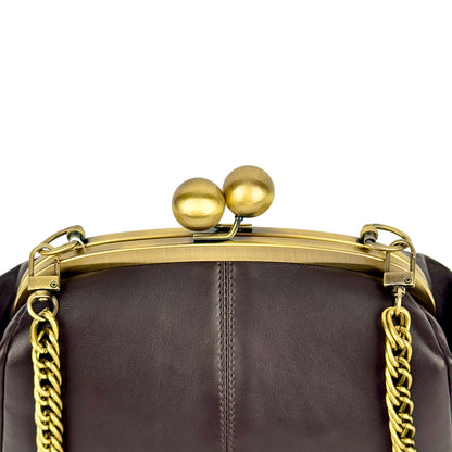 Dark Brown Leather Bag